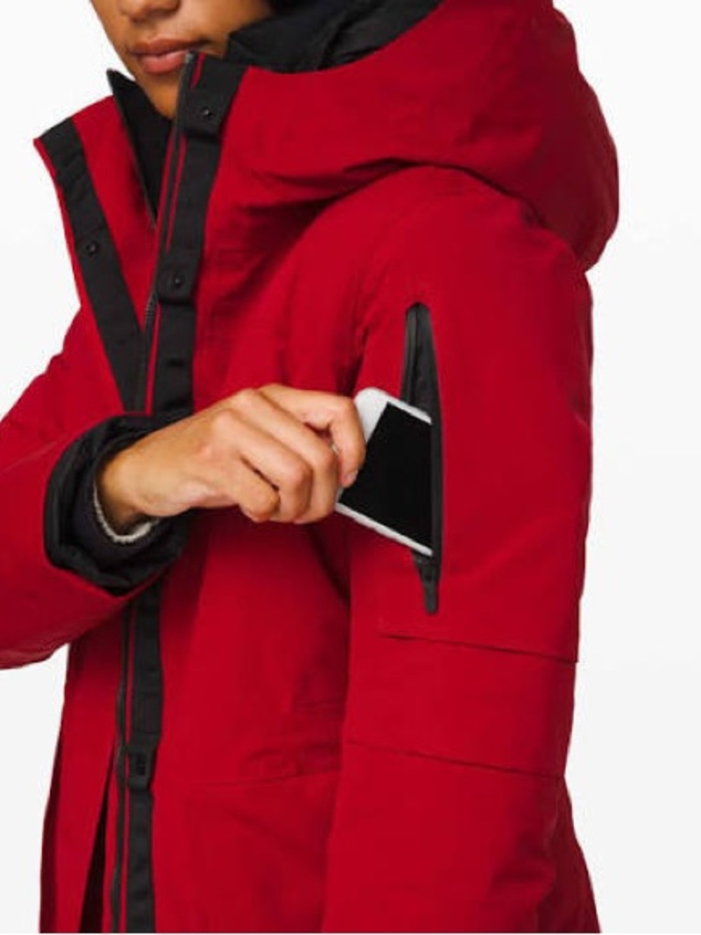 SALE 🔥NWT lululemon WINTER WARRIOR Red Women's Insulated Puffer Parka - Picture 2 of 12